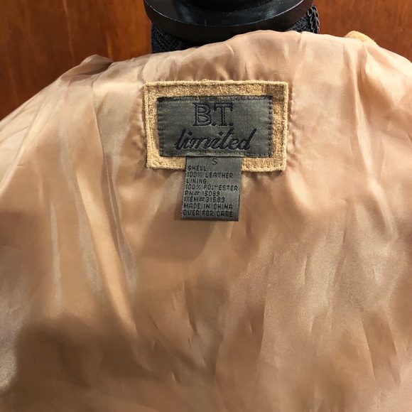 Leather Suede Zip Jacket with Pockets and Detail - Picture 6 of 8